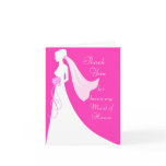 Thank you for being my Maid of Honour - Pink cards