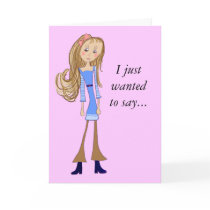 Thank You For Being My Teacher Greeting Card