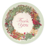 THANK YOU FOR CHRISTMAS GIFT stickers