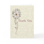 Thank You for Gifts with Elegant Flower Design cards