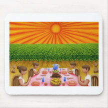 Thank You For Our Daily Bread Mouse Pads