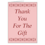 Thank You For The Gift card