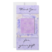 Thank you for the gift -lavender picture card