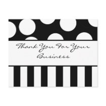 Thank You For Your Business Postcard