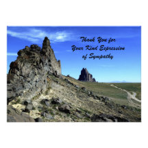 Thank You for Your Sympathy, Shiprock Invites