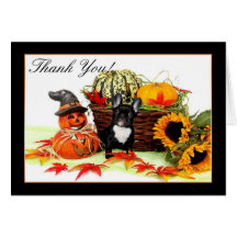 Thank You French Bulldog greeting card