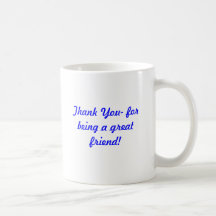 Thank You Friend Coffee Mug