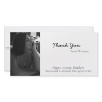 Thank You From the Heart Photo Greeting Card
