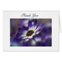 Thank You - Garden Flower Greeting Card