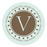 Thank You Gift Monogrammed Labels Gift Seals stickers