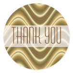 Thank You gold waves Sticker