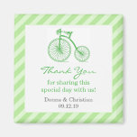 Thank You Green Baby Shower Favour Magnet
