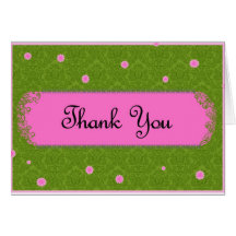 Thank You Greeting Card