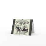 Thank You Groomsmen Cards