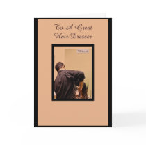 Thank You Hair Dresser Card
