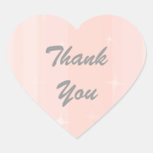 Thank You Heart Sticker