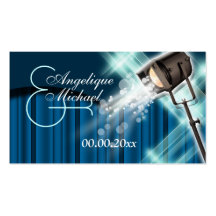 Thank you Hollywood theme wedding Business Card