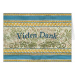 Thank You in German, Vielen Dank Greeting Cards