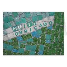 Thank You in Portuguese, from Male Cards