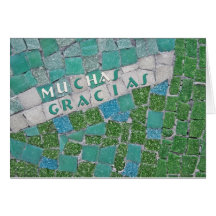 Thank You in Spanish Greeting Card