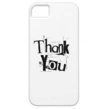 Thank You iPhone 5 Cases
