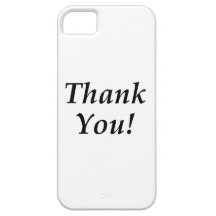 Thank You iPhone 5 Cases