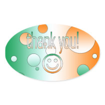 Thank You! Ireland Flag Colours Pop Art