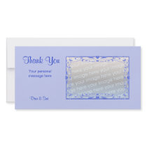 Thank You Light Blue Picture Card