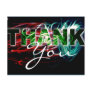 Thank You Light-Paint Photo Postcard