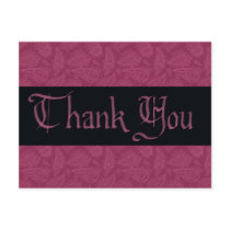 Thank You Masquerade Postcard
