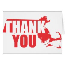 Thank You Massachusetts Cards