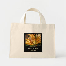 Thank You Mom & Dad! tote bag gifts Wedding Party