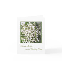 Thank you Mom, Wedding. White Lily of the valley.
