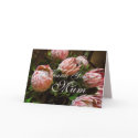 Thank You Mum Protea flower Card