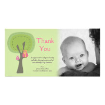 Thank You New Baby Arrival Gift Photocard Customized Photo Card