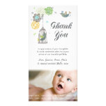 Thank You Note Baby Girl Photo Card Template photo cards