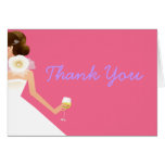 Thank you note card