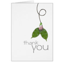 thank you note card