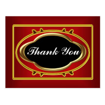 Thank you Note  Postcard
