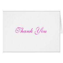 Thank You Notes Card