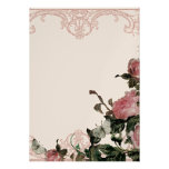 Thank You Notes - Trellis Rose Vintage Personalized Invite