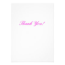 Thank You! Personalized Invitation