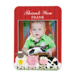 Thank You Photo Farm 3x4 inches Premium Magnet