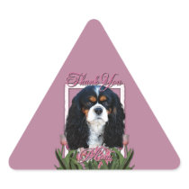 Thank You - Pink Tulips - Cavalier - Tri-Colour
