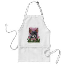 Thank You - Pink Tulips - Chihuahua - Isabella Aprons