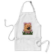 Thank You - Pink Tulips - Chow Chow - Cinny Apron