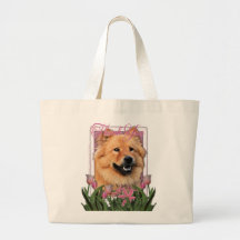 Thank You - Pink Tulips - Chow Chow - Cinny Bags