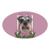 Thank You - Pink Tulips - Schnauzer