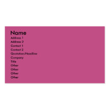 Thank You - Pink Tulips - Sheltie Business Card
