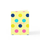 Thank You Polka Dot on Pale Yellow Cards